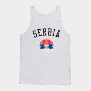 Serbia Soccer Team Heritage Flag Tank Top